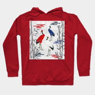 Magical Golden Cranes Hoodie